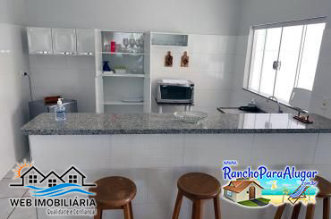 Rancho Rio Grande Premium para Alugar em Miguelopolis - Cozinha