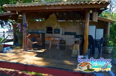 Rancho Caribe do Piska para Alugar em Miguelopolis - Área Gourmet as Margens do Rio