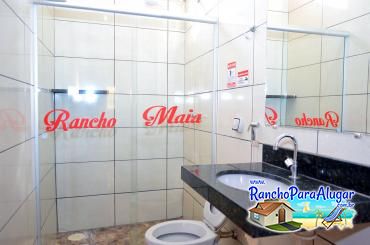 Rancho Maia para Alugar em Miguelopolis - Interior dos Banheiros das Suites