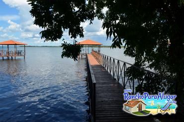 Rancho Giroldo para Alugar em Miguelopolis - Píer com Quiosque