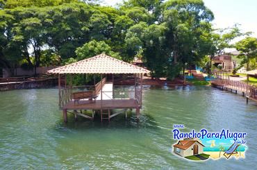 Rancho Giroldo para Alugar em Miguelopolis - Vista do Rio para o Píer