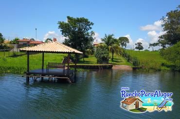 Rancho Recanto Maranata para Alugar em Miguelopolis - Vista do Rio para o Píer