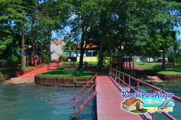 Rancho Solarium 2 para Alugar em Miguelopolis - Vista do Píer para o Rancho