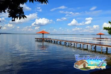 Rancho do Rubens para Alugar em Miguelopolis - Vista da Varanda para o Píer