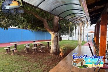 Rancho Cunha para Alugar em Miguelopolis - Vista da Varanda para o Rio