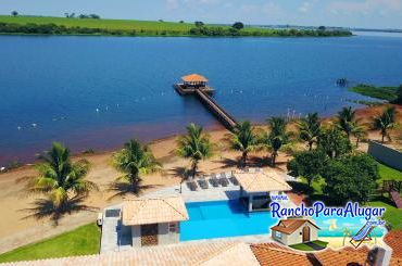 Rancho Imperivm para Alugar em Miguelopolis - Píer com Quiosque