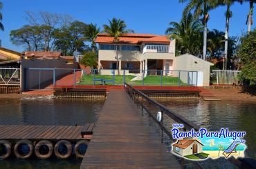 Rancho do Pescador 2 para Alugar em Miguelopolis - Píer com Deck