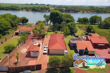 Rancho Aqui é Meu Lugar para Alugar em Miguelopolis - Vista Aérea