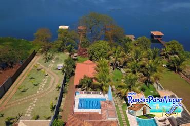 Rancho Mendes para Alugar em Miguelopolis - Vista Aérea do Rancho