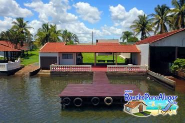 Rancho Recanto do Rio Grande para Alugar em Miguelopolis - Vista do Rio para o Rancho
