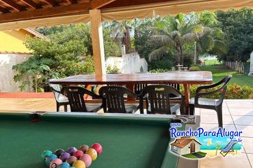 Rancho Alvorada para Alugar em Miguelopolis - Mesa de Sinuca