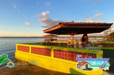 Resort Bella Praia para Temporada em Miguelopolis - Píer com Quiosque