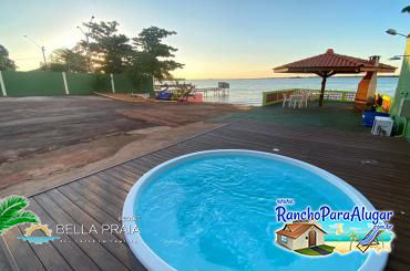 Resort Bella Praia para Temporada em Miguelopolis - Jacuzzi ao Lado do Píer