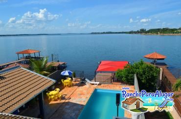 Rancho do Clésio para Alugar em Miguelopolis - Vista da Suíte 4 para o Rio