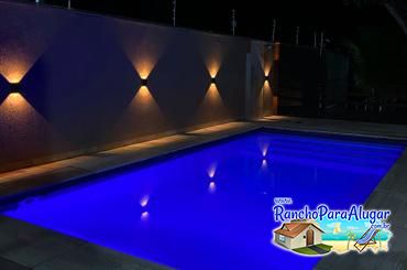 Rancho Kidelícia para Alugar em Miguelopolis - Piscina Iluminada