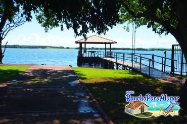 Rancho Caribe do Piska para Alugar em Miguelopolis - Píer Coberto