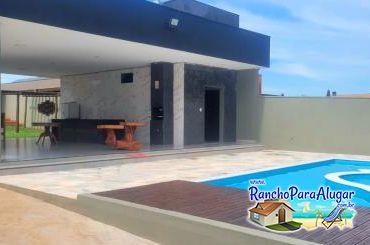 Rancho Off Linne para Alugar em Miguelopolis - Piscina ao Lado da Área Gourmet