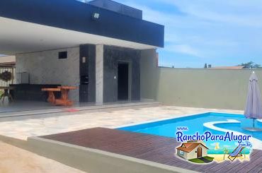 Rancho Off Linne para Alugar em Miguelopolis - Piscina ao Lado da Varanda