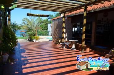 Rancho Recanto Dorotheo para Alugar em Miguelopolis - Varanda
