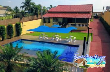 Rancho Maia para Alugar em Miguelopolis - Piscina ao Lado da Casa