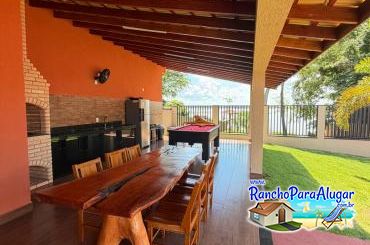 Rancho Diamante para Alugar em Miguelopolis - Quiosque Completo