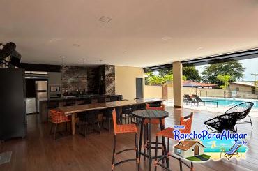 Rancho Diamante para Alugar em Miguelopolis - Varanda