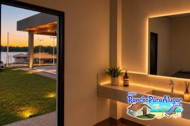 Rancho Js para Alugar em Miguelopolis - Banheiros Patronizados