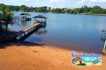 Rancho do Soneca para Alugar em Miguelopolis - Píer com Quiosque