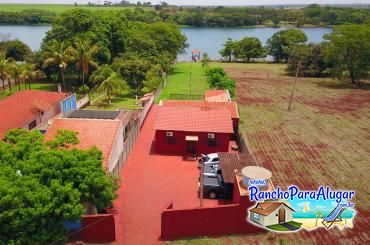 Rancho Freitas para Alugar em Miguelopolis - Vista Aérea do Rancho