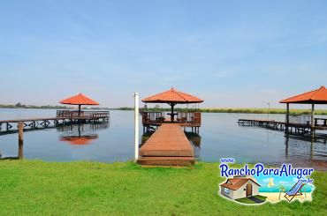 Rancho Gambi para Alugar em Miguelopolis - Píer Coberto