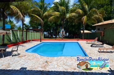 Rancho Giroldo 1 para Alugar em Miguelopolis - Piscina ao Lado da Varanda