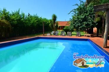 Rancho Giroldo 2 para Alugar em Miguelopolis - Piscina com Prainha